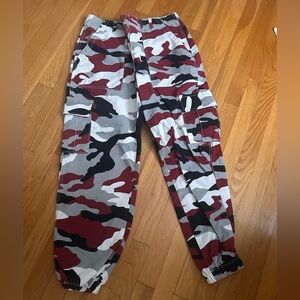 Camouflage Cargo Joggers